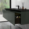 Sahara - Green Vanity Cabinet Wall Hung With Top 1350mm 