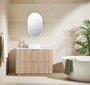 Roma - Fluted Floor Mount Vanity & Top Options Available 1200mm  