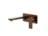 Rhino - Copper Finish Wall Bath/Basin Mixer With Spout 