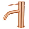 Groove - Copper Finish Stainless Steel Basin Mixer 
