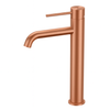 Groove - Copper Finish Stainless Steel Extended Basin Mixer