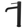 Groove - Matte Black Finish Stainless Steel Extended Basin Mixer 