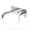 Sebastian - Brushed Nickel Wall Bath/Basin Mixer With Spout 