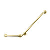 Care - Brushed Gold Universal Curve Up Grab Rail 600 x 900mm 