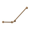 Care - Bronze Universal Curve Up Grab Rail 600 x 900mm 
