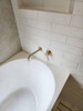 Terrence - Fluted Corner Freestanding Bath 1700mm (Left or Right Hand) 