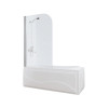 SR-LA003 - Silver 6mm Pivot Bath Glass Screen 700*1400mm 