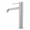 Groove - Chrome Finish Stainless Steel Extended Basin Mixer 