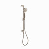 Verve - Brushed Nickel Shower On Rail Set Top Inlet 