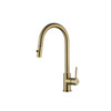 Verve - Brushed Gold Pullout Gooseneck Sink Mixer 