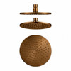 Sebastian - Copper Finish Shower Rose 200mm 