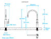 Billi - B-5000 Sparkling with Gooseneck Multifunction Mixer Tap in Chrome