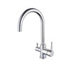 Dual Filter Sink Mixer in Chrome 