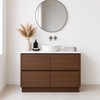 Willow Walnut Floor Mount Vanity 1200mm 