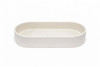 Peony - Oval Cream Concrete Basin 600mm with custom plug/waste  