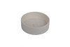 Thistle - Round Cream Concrete Basin 365mm with custom plug/waste 