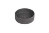 Thistle - Round Grey Concrete Basin 365mm with custom plug/waste 