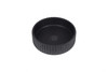 Wattle - Round Fluted Sand Concrete Basin 398mm with custom plug/waste 