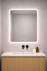LED Square Sensor Mirror 600mm