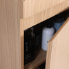Willow  -  Powder Room Floor Mounted  Oak Vanity 400 mm