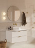 Hadley Matte White Wall Hung Vanity 750mm