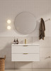 Hadley Matte White Wall Hung Vanity 750mm