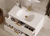 Hadley Matte White Wall Hung Vanity 1200mm 