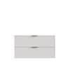Hadley Matte White Wall Hung Vanity 1200mm 