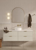 Hadley Soft Grey Wall Hung Vanity 1500mm Single Basin 