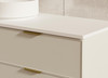 Hadley Soft Grey Wall Hung Vanity 1500mm Single Basin 
