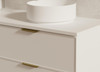 Hadley Matte White Wall Hung Vanity 1500mm Double Basin 