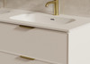 Hadley Matte White Wall Hung Vanity 1500mm Double Basin 