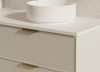 Hadley Soft Grey Wall Hung Vanity 1500mm Double Basin 