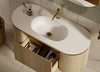 Abigail American Oak Floor Standing Vanity 1200mm
