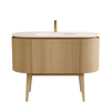 Abigail American Oak Floor Standing Vanity 1200mm