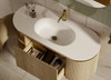 Abigail American Oak Floor Standing Vanity 1200mm 