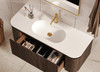 Yallingup Mocha Oak Wall Hung Vanity 900mm 