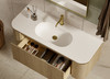 Yallingup American Oak Wall Hung Vanity 900mm