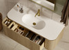 Yallingup American Oak Wall Hung Vanity 900mm