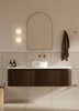 Yallingup Mocha Oak Wall Hung Vanity 1500mm Single Basin 