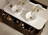 Yallingup Mocha Oak Wall Hung Vanity 1500mm Double Basin
