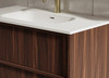 Flinders Black Walnut Wall Hung Vanity 900mm