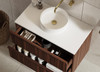 Flinders Black Walnut Wall Hung Vanity 900mm 