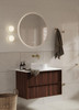 Flinders Black Walnut Wall Hung Vanity 900mm 