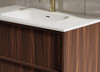 Flinders Black Walnut Wall Hung Vanity 900mm 