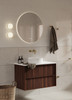 Flinders Black Walnut Wall Hung Vanity 1200mm