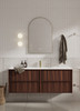 Flinders Black Walnut Wall Hung Vanity 1200mm