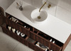Flinders Black Walnut Wall Hung Vanity 1200mm