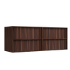 Flinders Black Walnut Wall Hung Vanity 1200mm