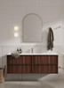 Flinders Black Walnut Wall Hung Vanity 1500mm Single Basin 
